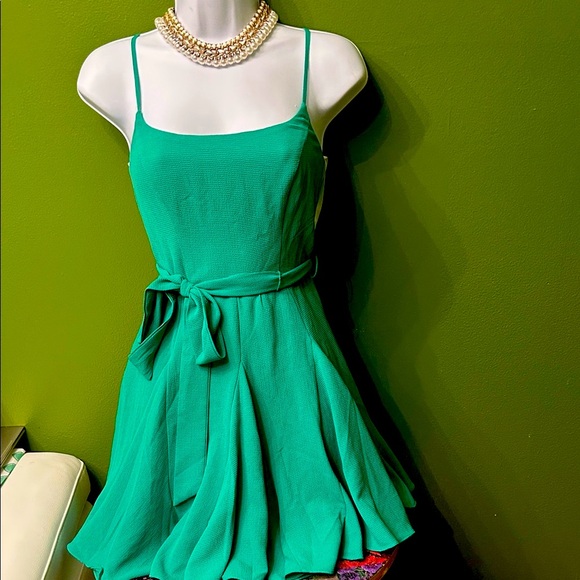 B Darlin Teal Sleeveless Dress - Picture 2 of 10